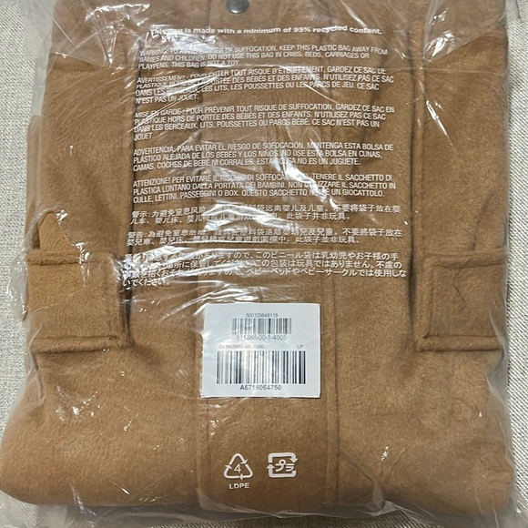 Banana Republic Brushed Short Jacket Petite Large Camel - New With Tags - Picture 8 of 8